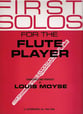 FIRST SOLOS FOR THE FLUTE PLAYER cover